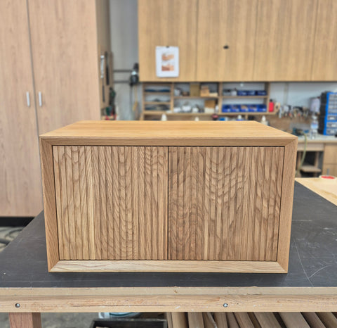 IN STOCK - Archer Vanity - 750mm - American Oak - 2x Doors