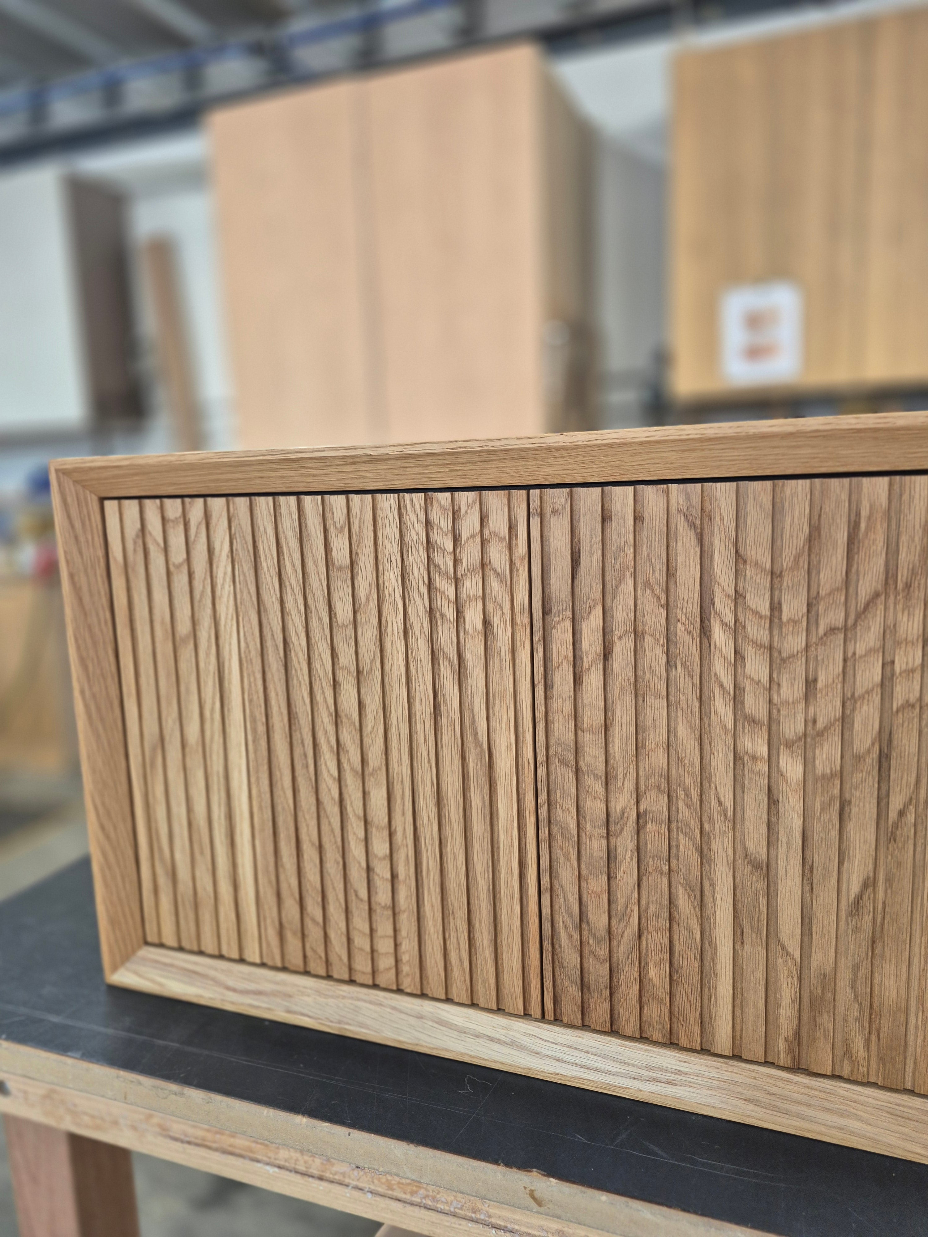 IN STOCK - Archer Vanity - 750mm - American Oak - 2x Doors