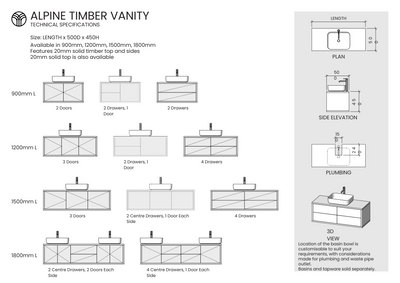 Alpine Timber Vanity view 8