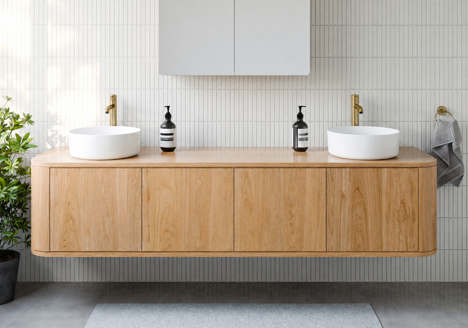 Lomandra Timber Vanity