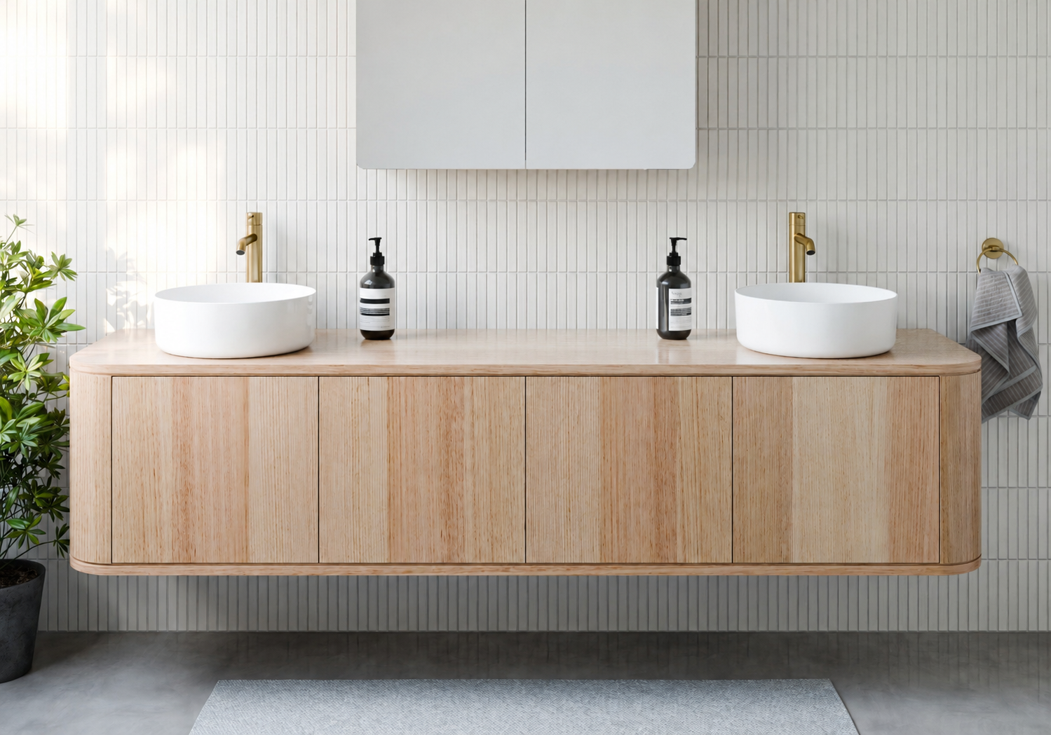 Lomandra Timber Vanity