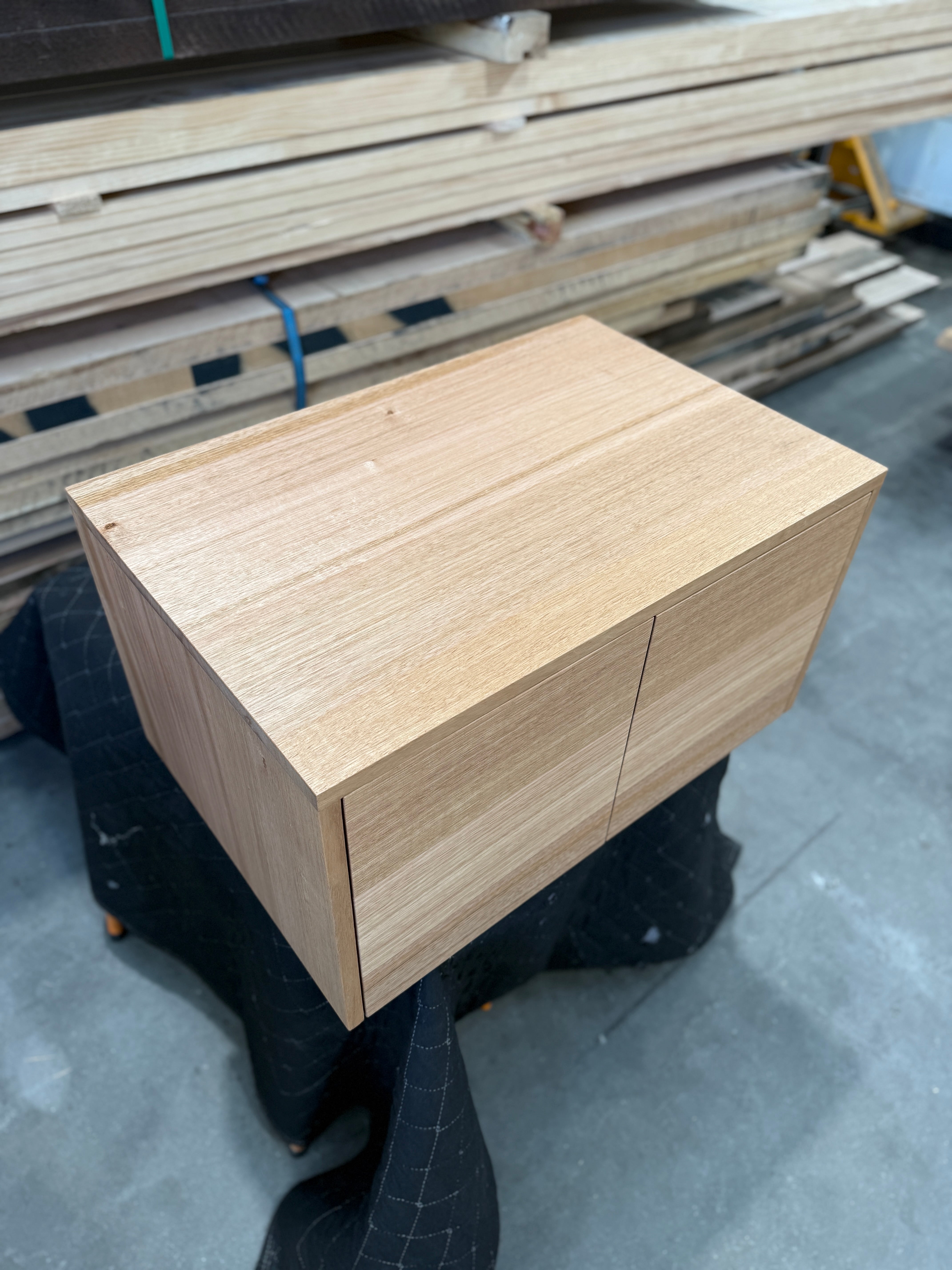 IN STOCK - Yarra Vanity - 600mm - Tas Oak - 2x Door