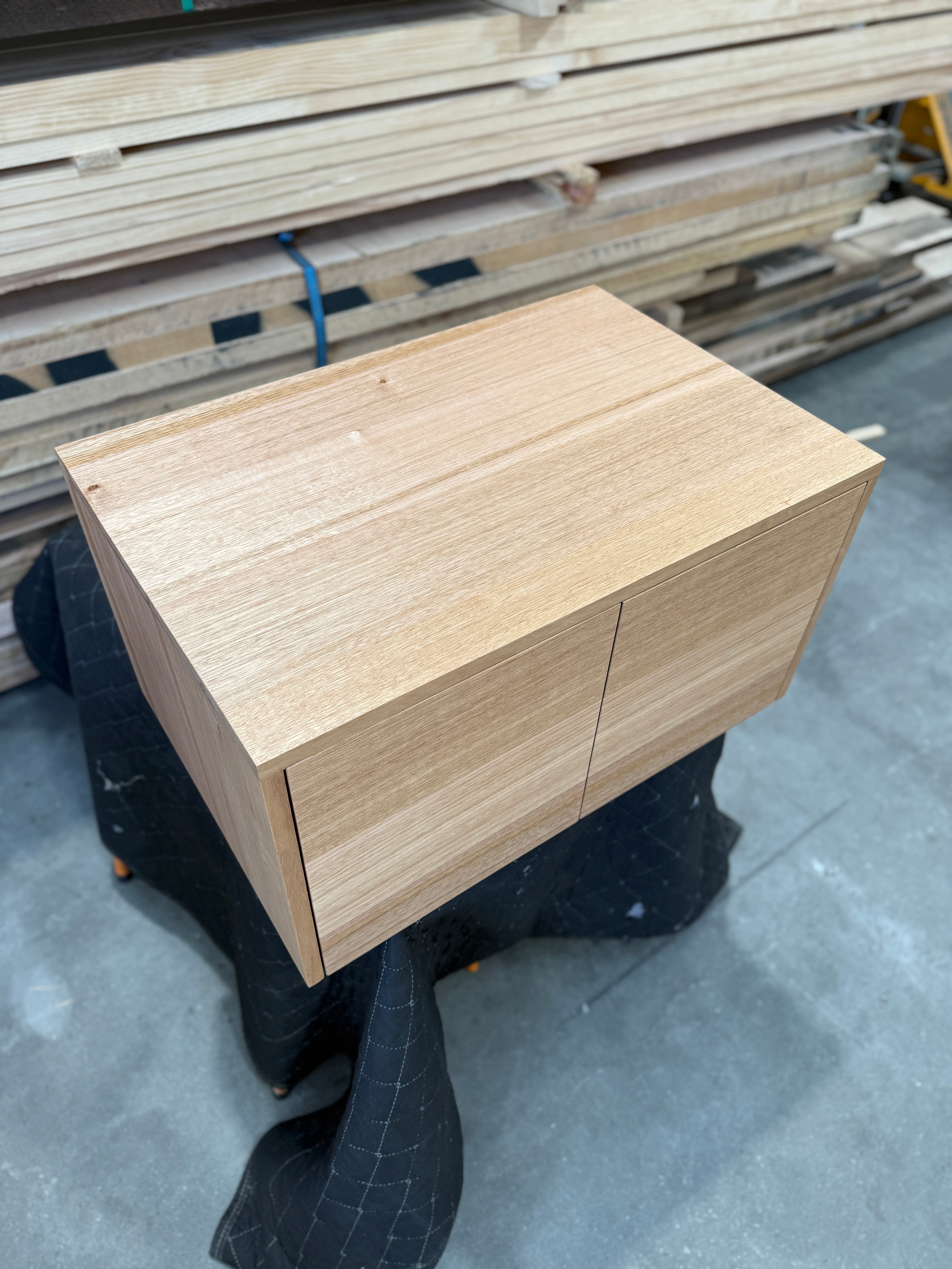 IN STOCK - Yarra Vanity - 600mm - Tas Oak - 2x Door