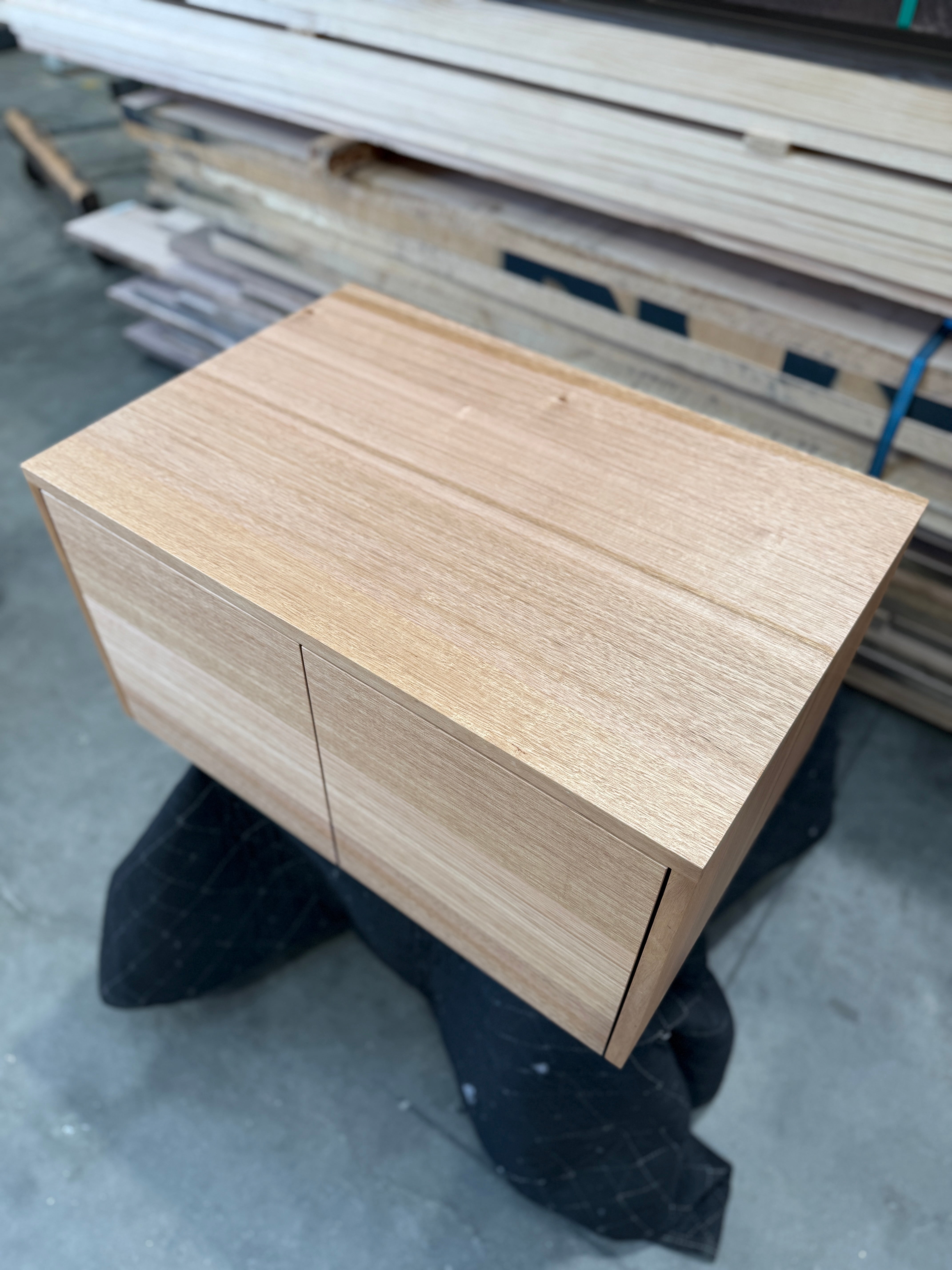 IN STOCK - Yarra Vanity - 600mm - Tas Oak - 2x Door
