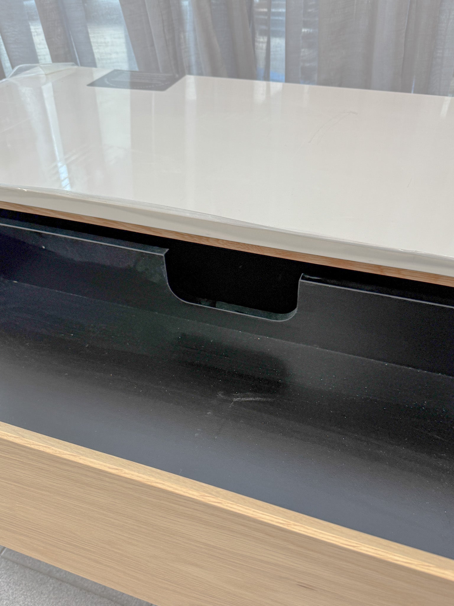 IN STOCK - Henne Vanity - 1000mm - American Oak - 1x Drawers
