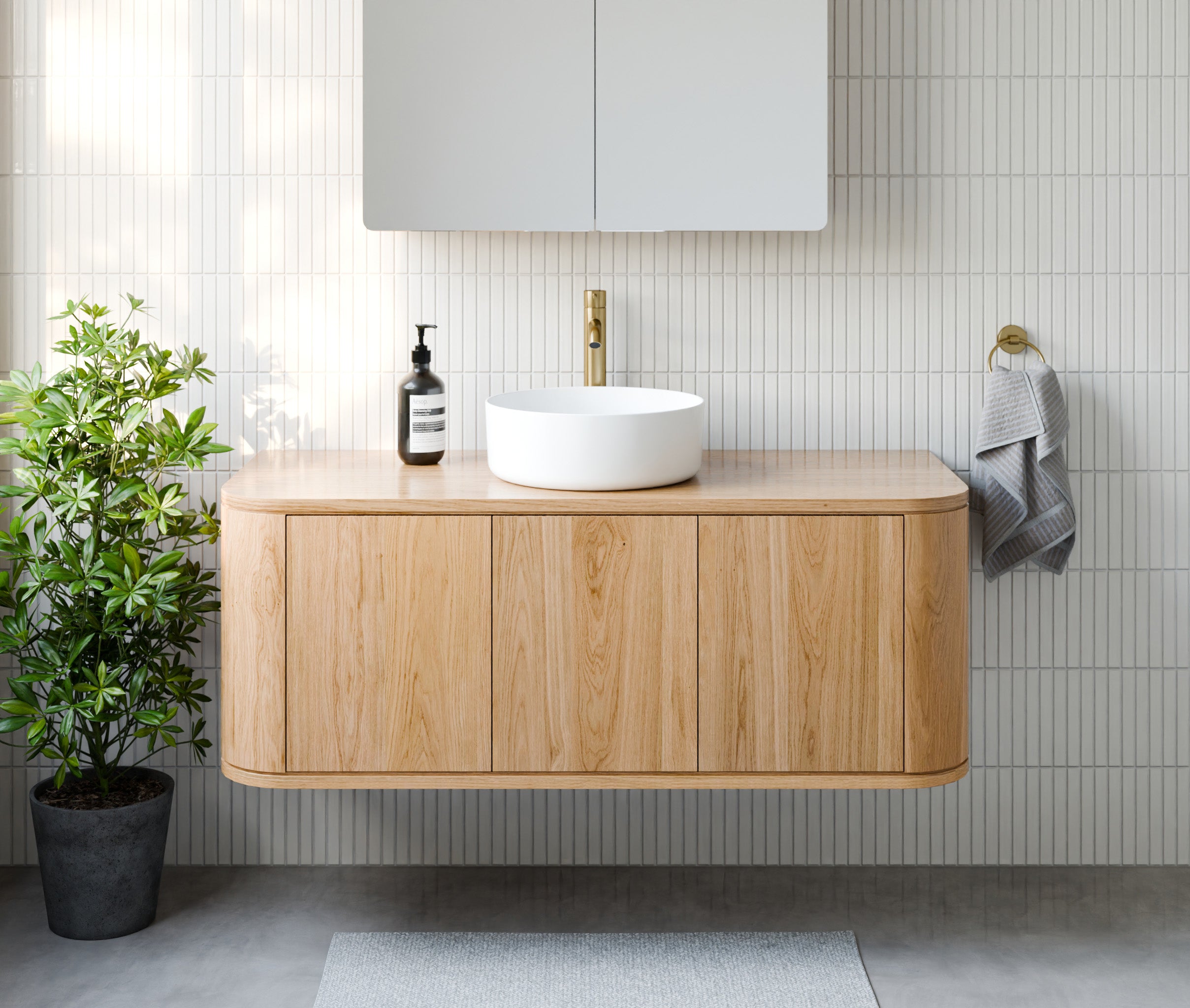 Lomandra Timber Vanity