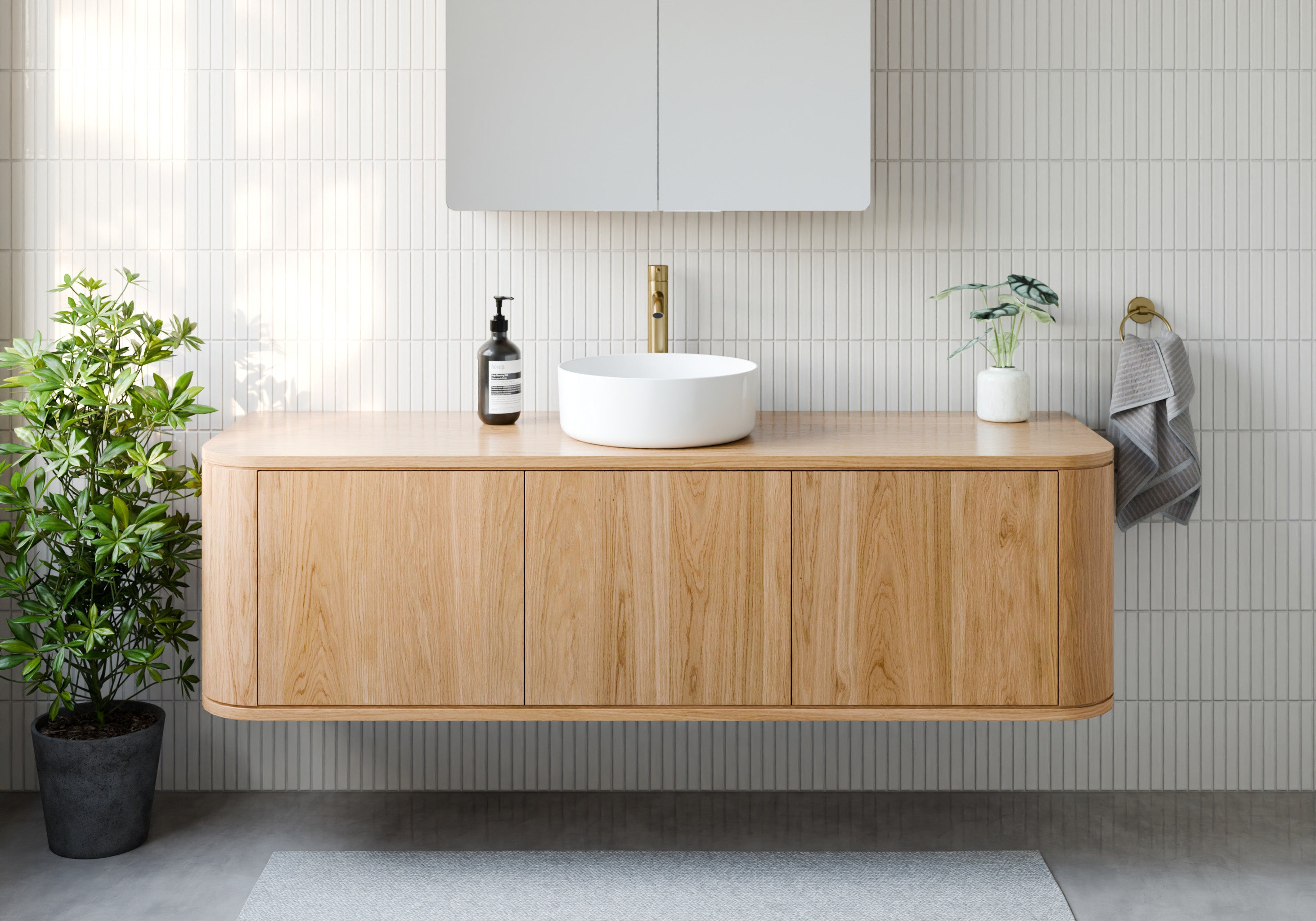 Lomandra Timber Vanity