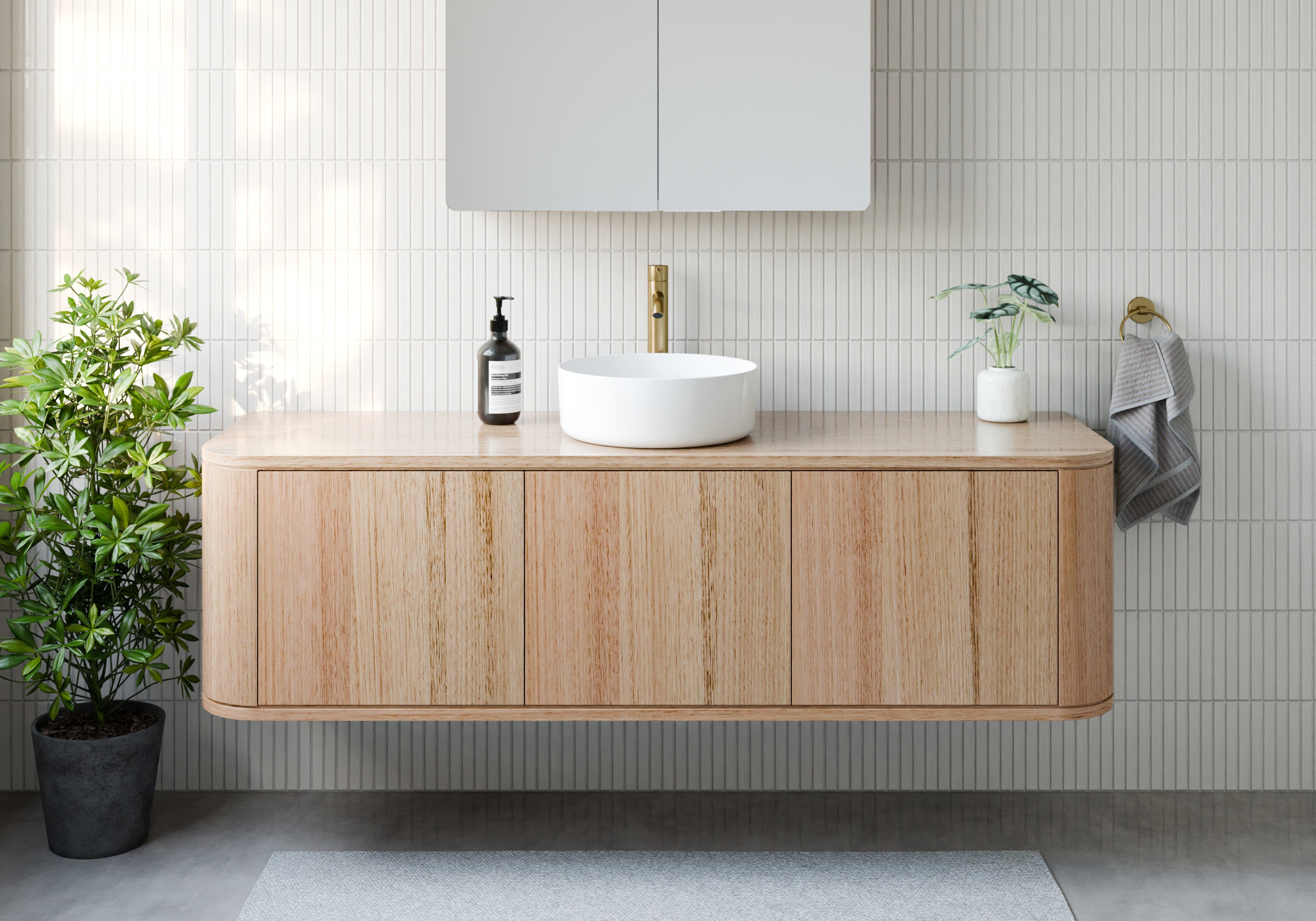 Lomandra Timber Vanity