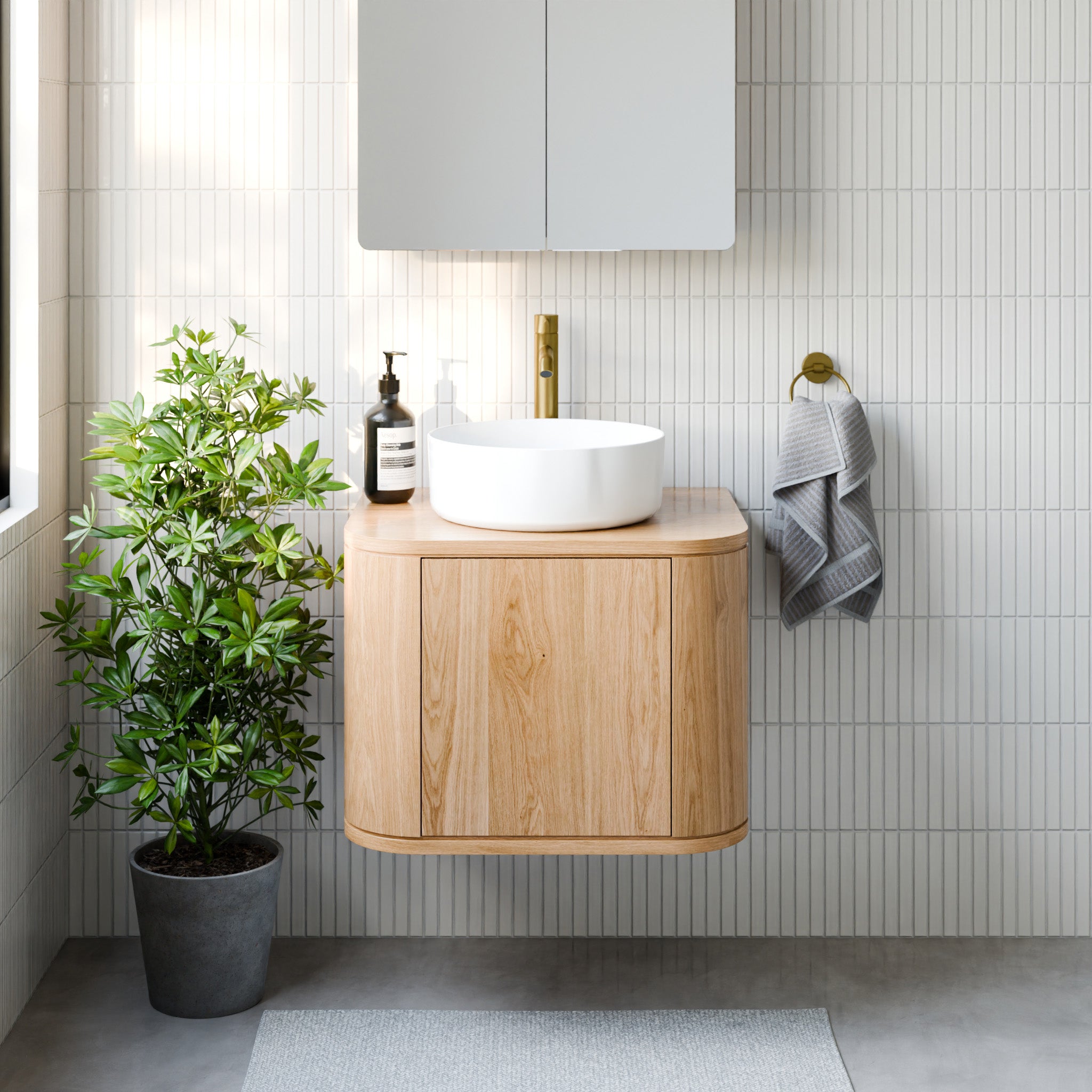 Lomandra Timber Vanity