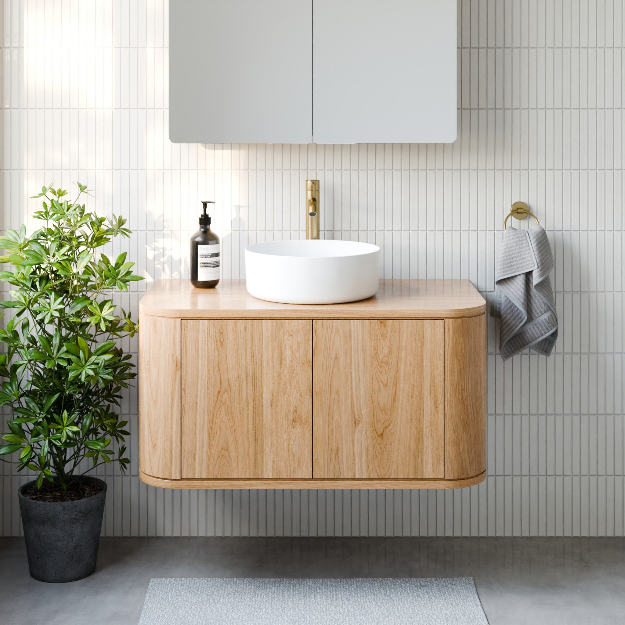 Lomandra Timber Vanity