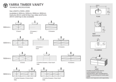 Yarra Timber Vanity view 7