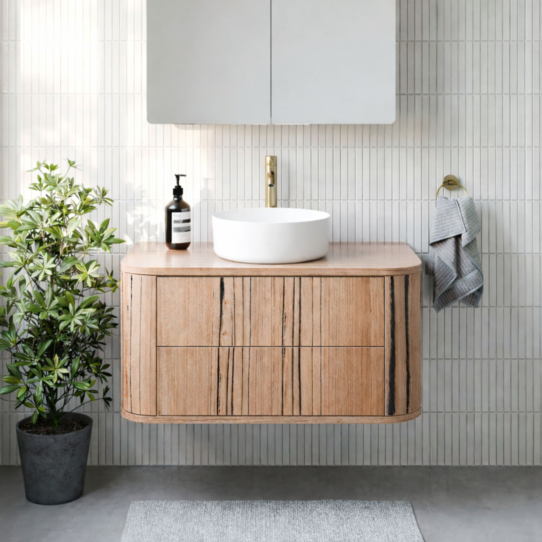 Lomandra Timber Vanity
