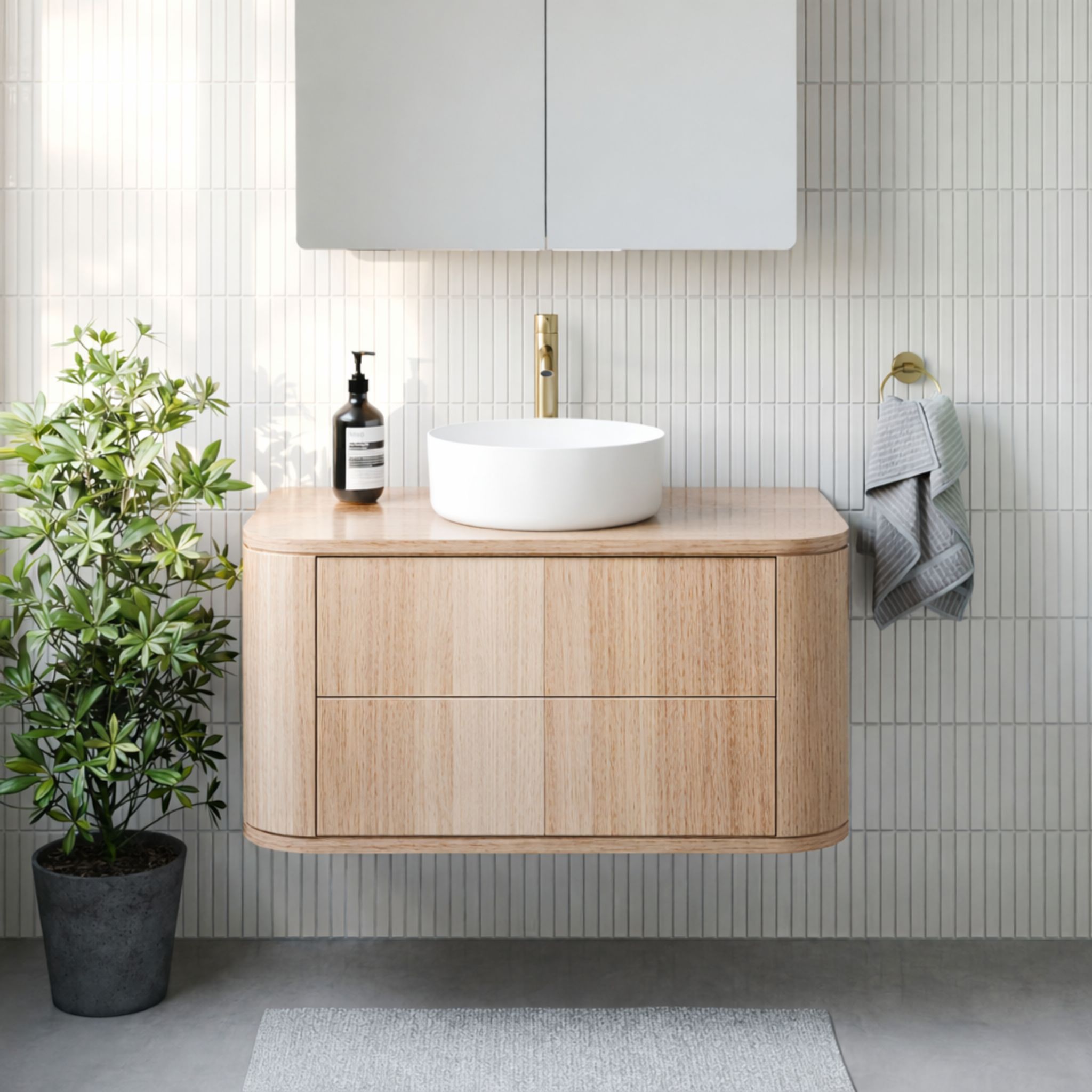 Lomandra Timber Vanity