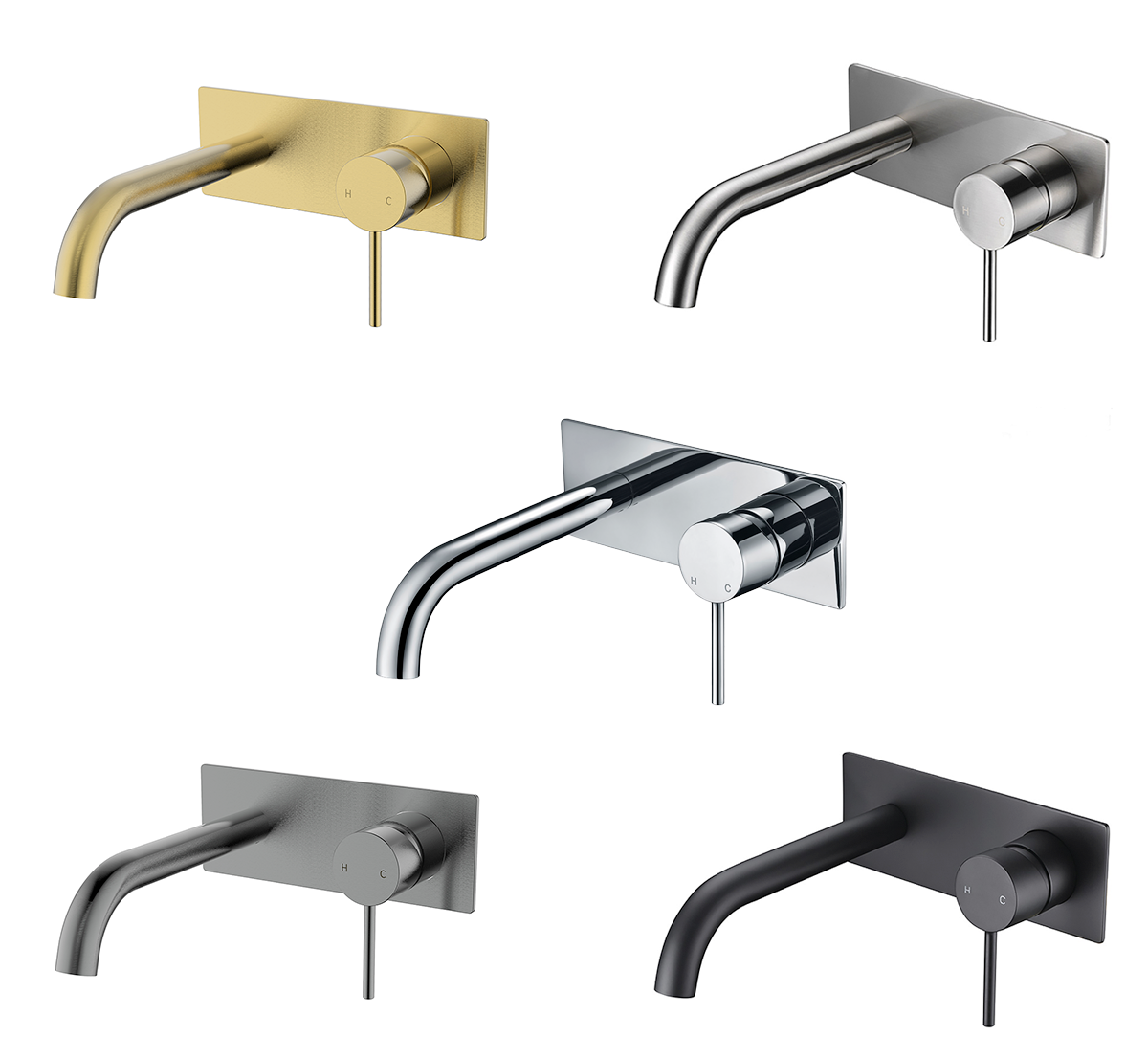 Hali Wall Basin mixer